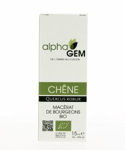 Chêne (Quercus robur) bourgeon BIO, 15 ml